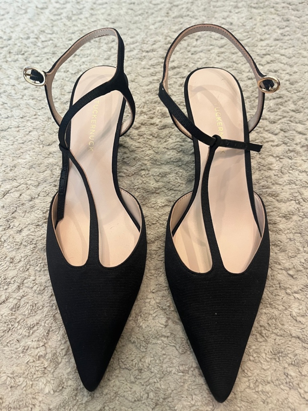 Tuckernuck Black Grosgrain Margot Heels